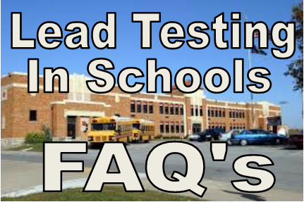 Lead in Schools FAQ graphic